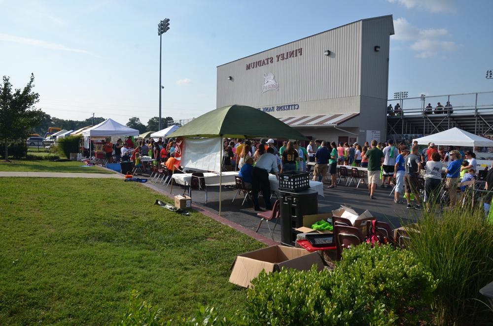 Campbellsville University students gathered at Finley Stadium on Aug. 26 for the annual Welcome Festival. (Campbellsville University photo by Drew Tucker)