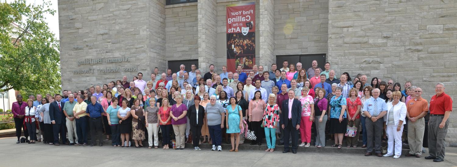 Say "Hello" to Campbellsville University's faculty for the fall semester! (Campbellsville University photo by Drew Tucker)